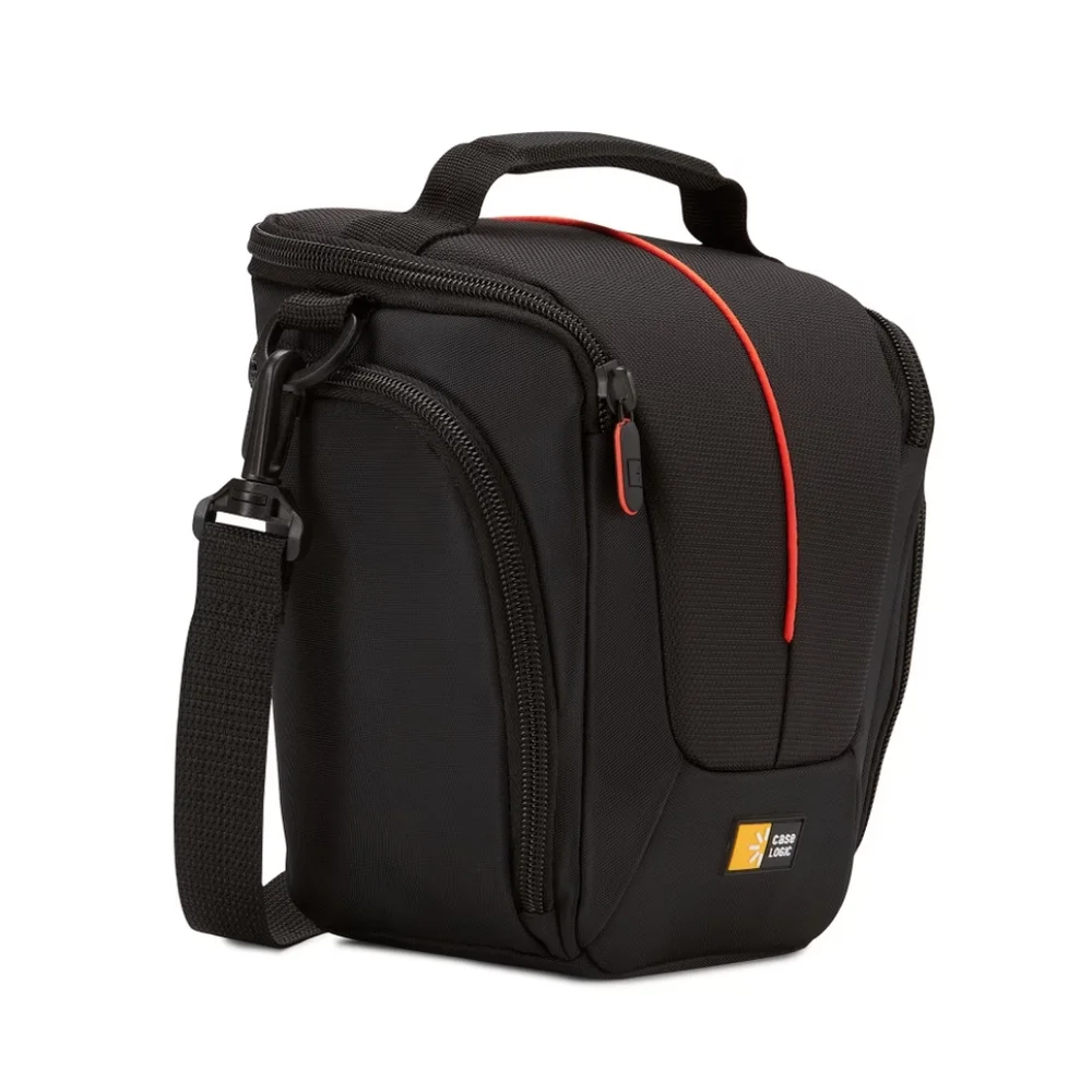 Black Case Logic DSLR Camera Bag Cross Body With Pockets
